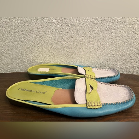 Coldwater Creek Women's Color Block Loafer Mule Size 8M - Picture 2 of 7